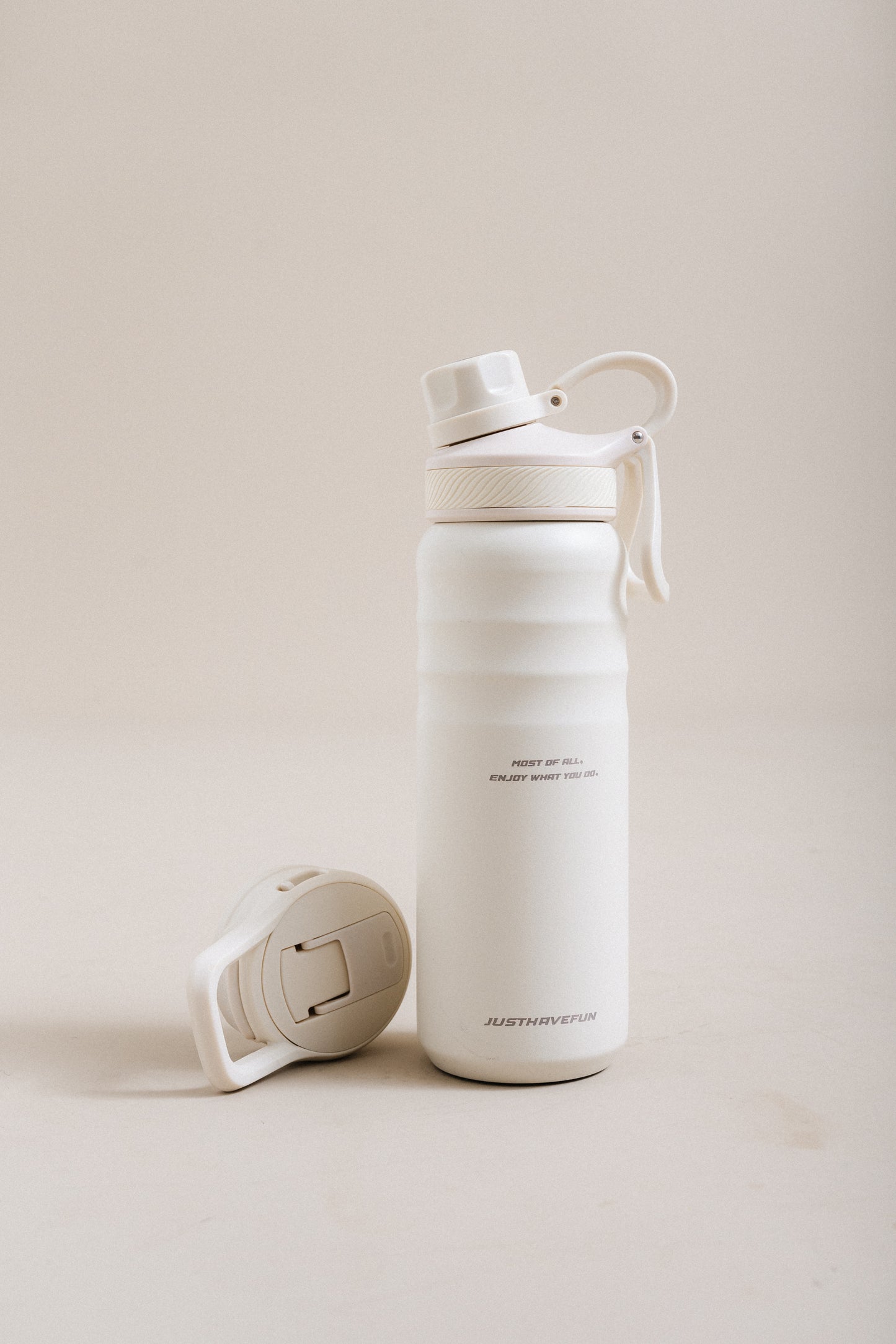 JHF Water Bottle - Crème