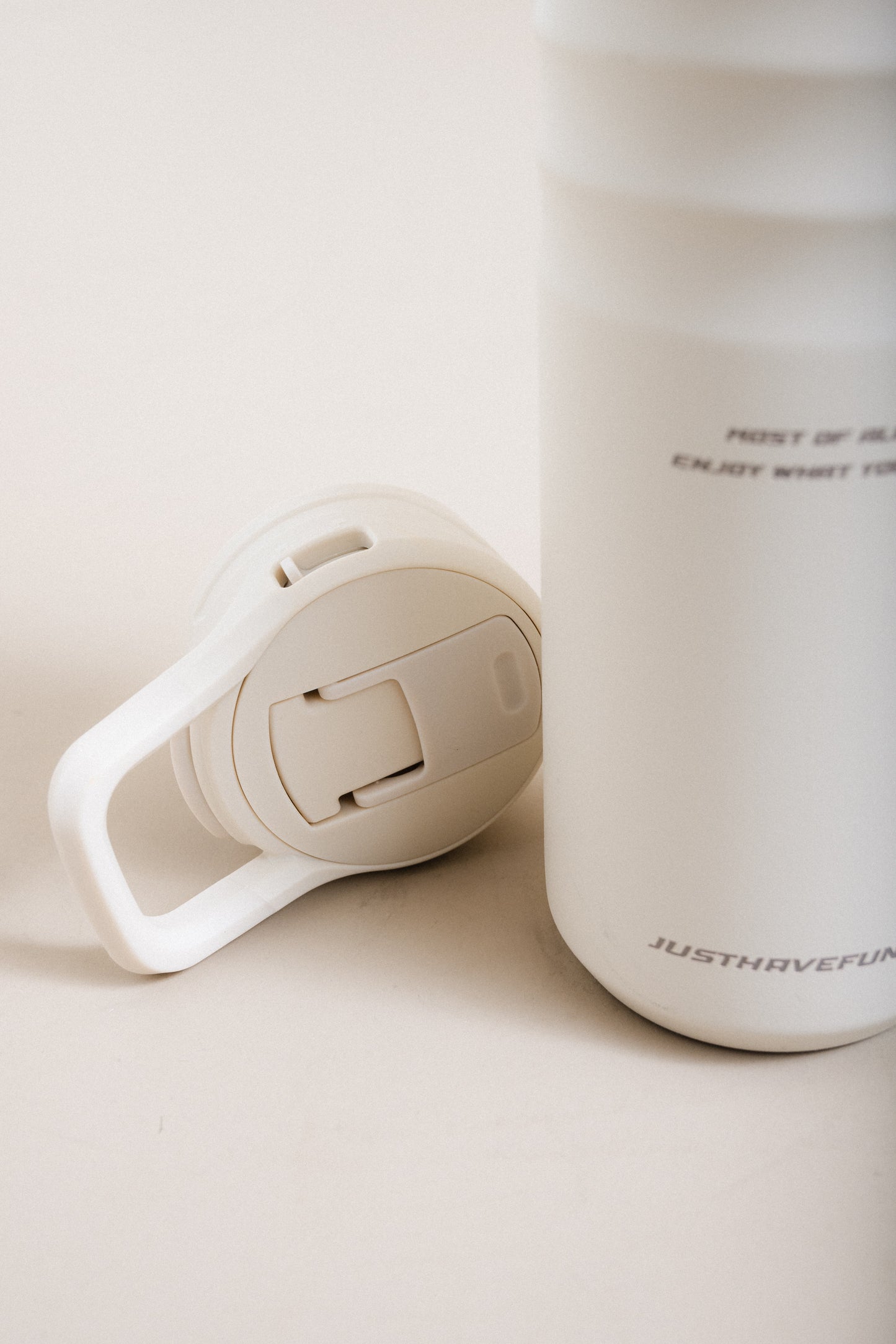 JHF Water Bottle - Crème
