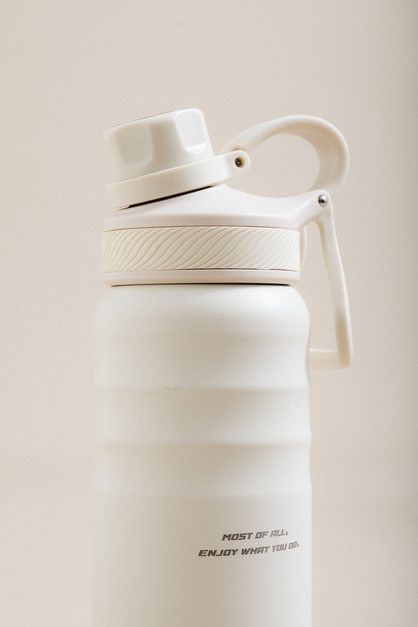 JHF Water Bottle - Crème