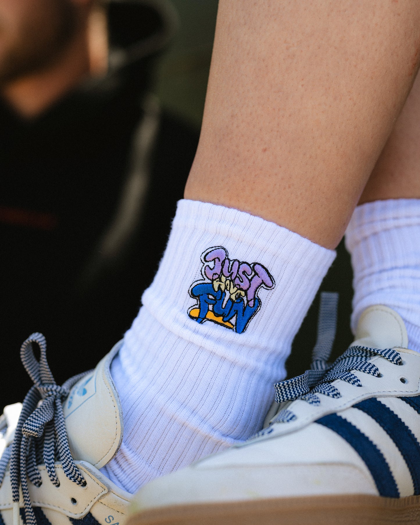 JHF Logo Crew Socks